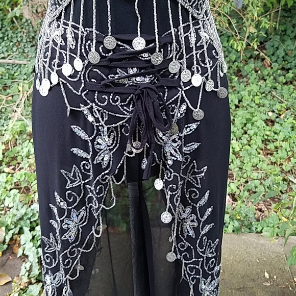 Handmade Genie Belly Dance Costume 2pc. - Picture 3 of 10